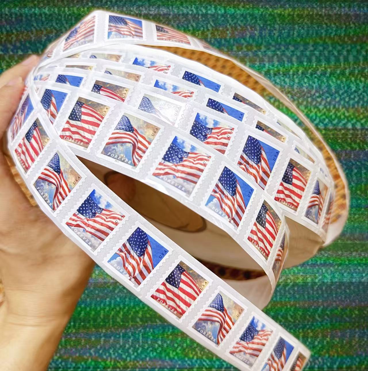 2024 U.S. Flags Stamps 3000 PCS