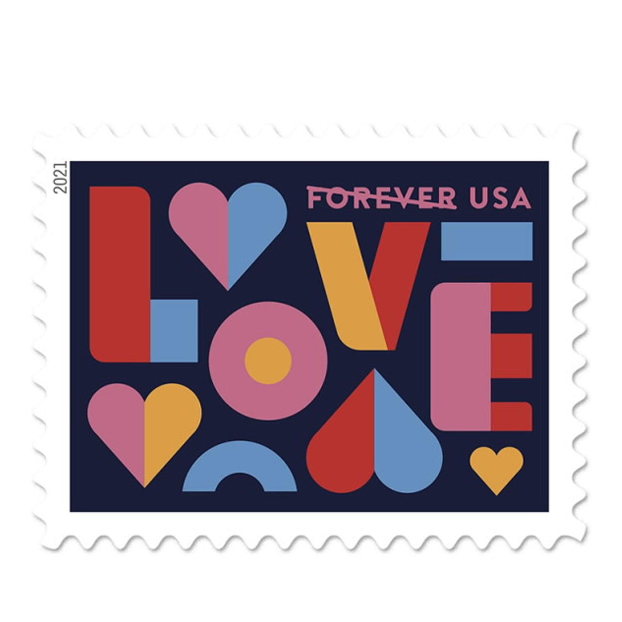 2021 Love Forever Stamps