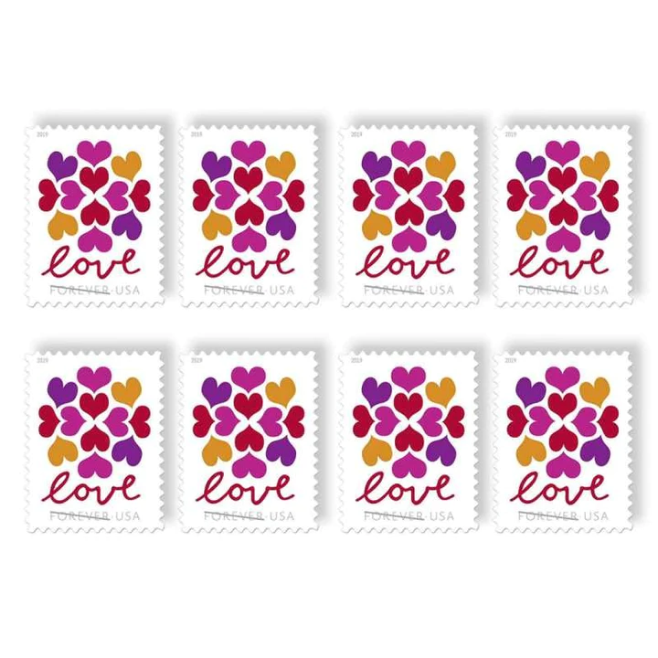 2019 Hearts Blossom Forever Stamps
