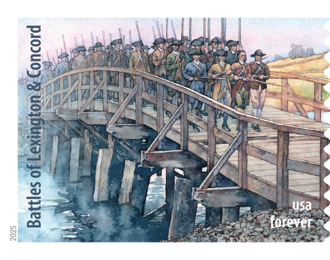 2025 Battlefields of the American Revolution Stamps
