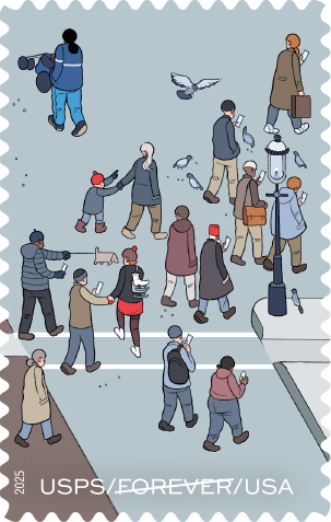 2025. 250 Years of Delivering Stamps 100 pcs