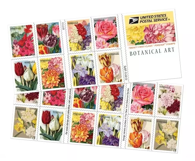 2016 Botanical Art Stamps