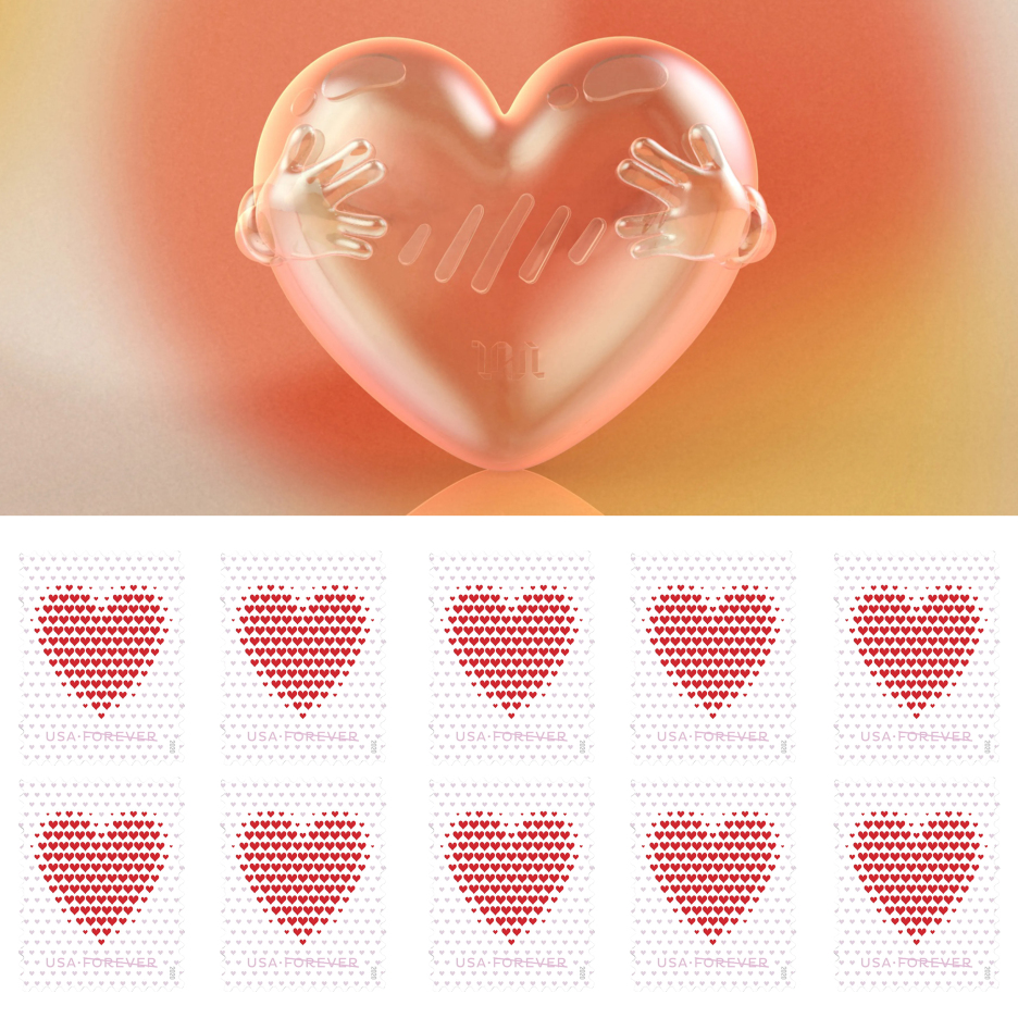 2020 Made of Hearts Forever Stamps