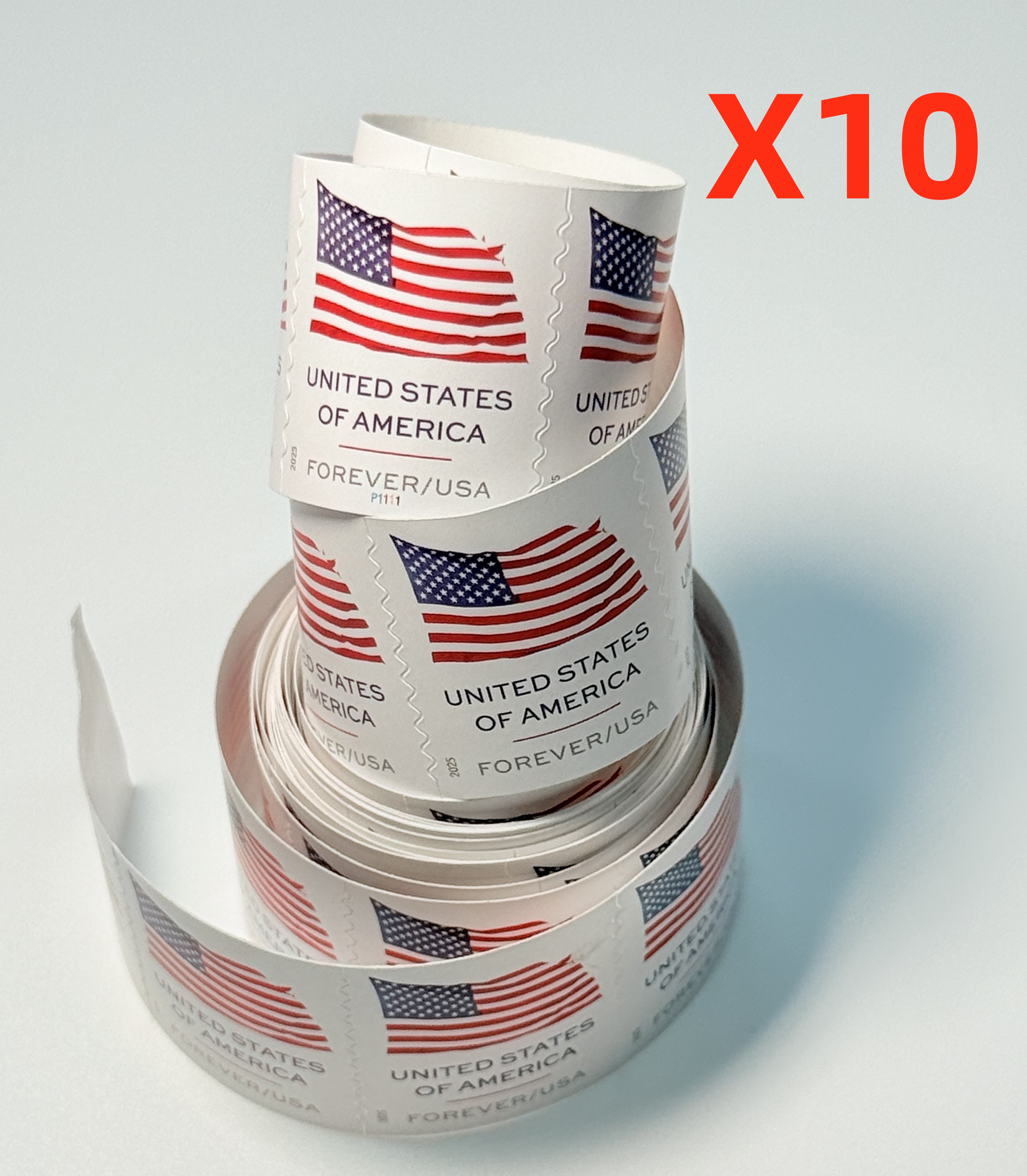 2025 U.S. Flag Stamps 10 rolls
