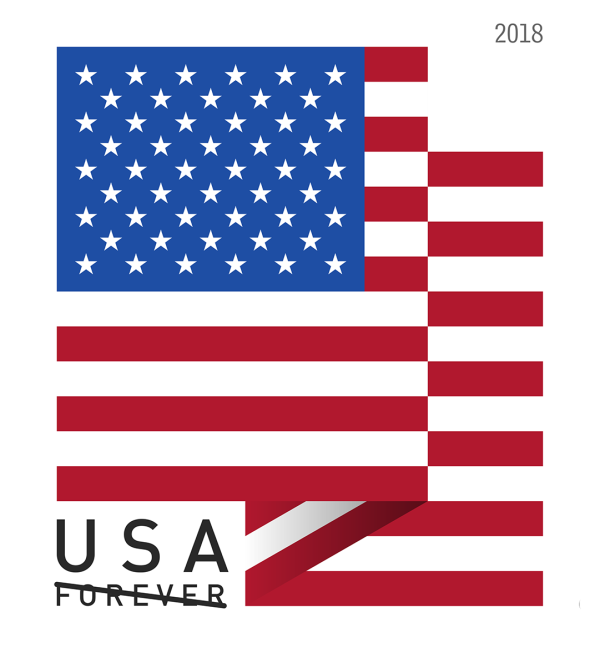 2018 U.S. Flag Stamps books