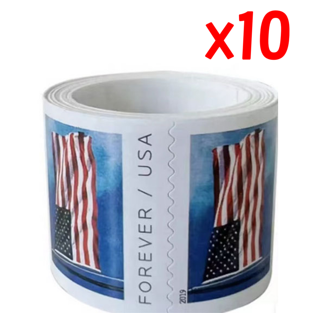 2019 U.S. Flag Forever Stamps 10 Rolls