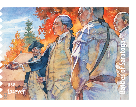 2025 Battlefields of the American Revolution Stamps