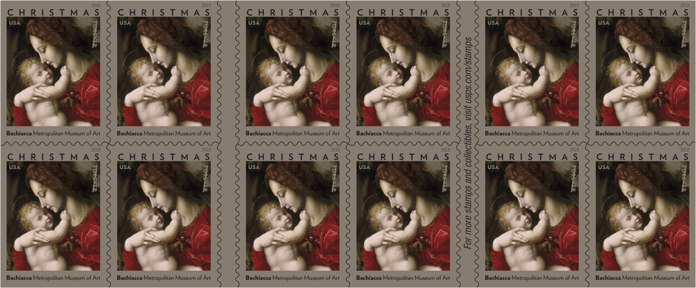 2018 Madonna and Child by Bachiacca Stamps