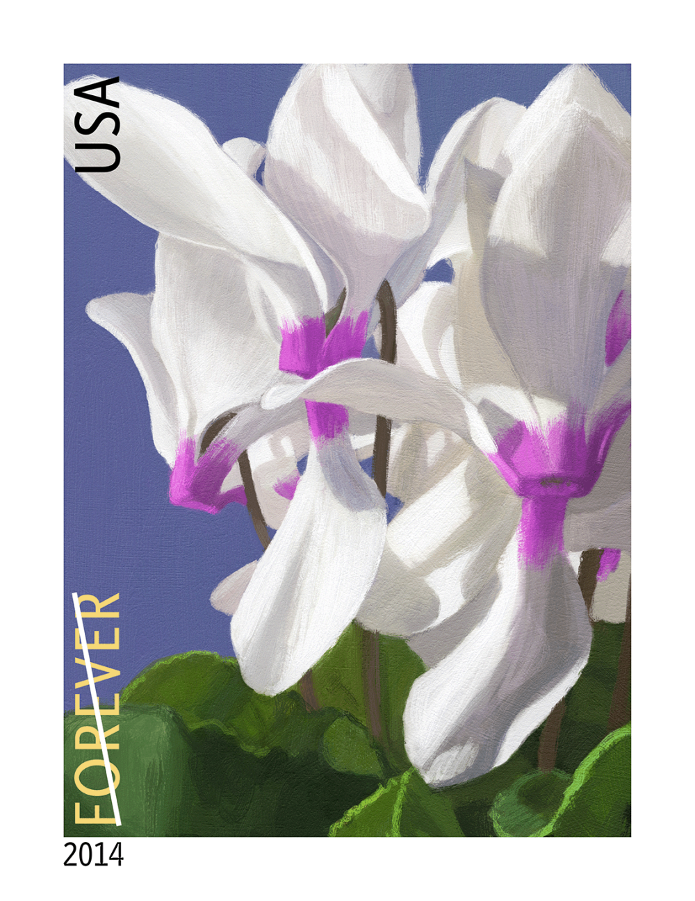 2014 Winter Flowers Stamps