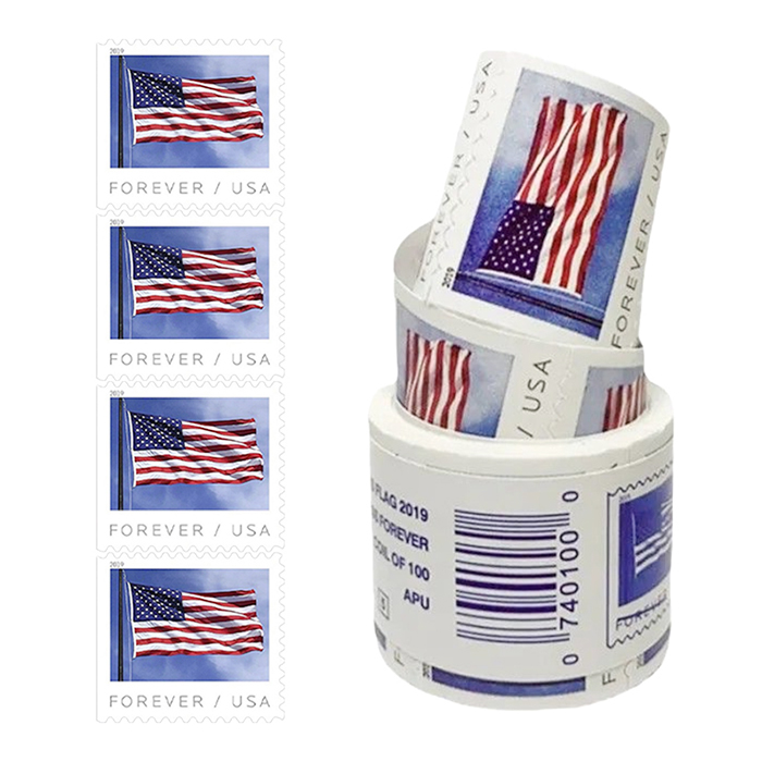 2019 U.S. Flag Forever Stamps Roll