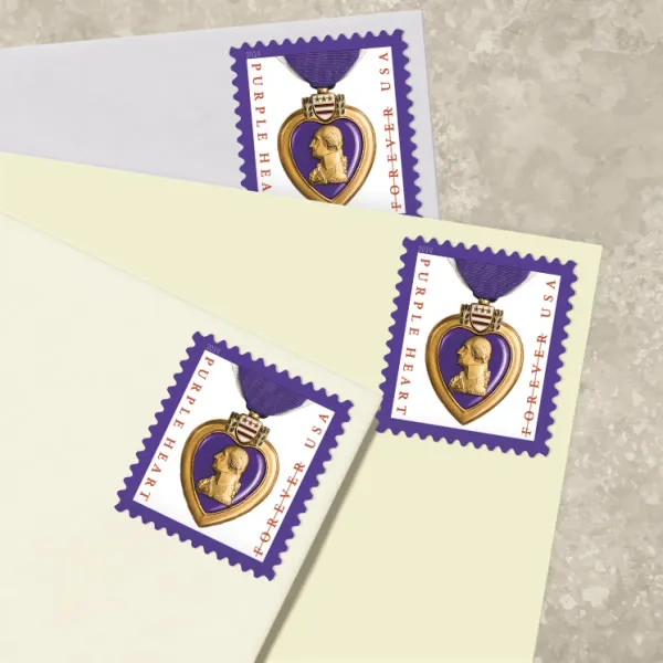 2019 Purple Hear Medal Stamps
