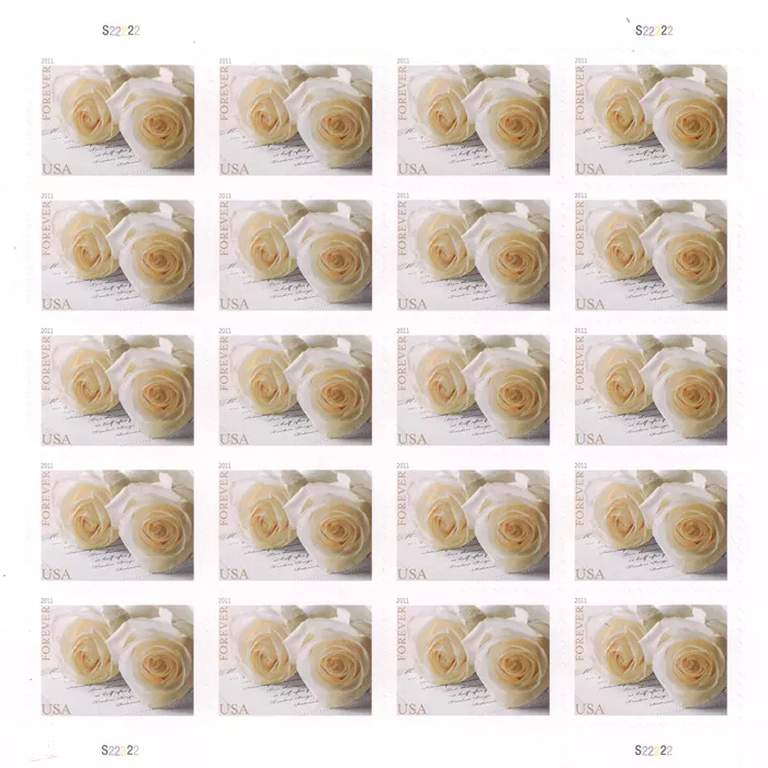 2011 Wedding Roses Commemorative stamps