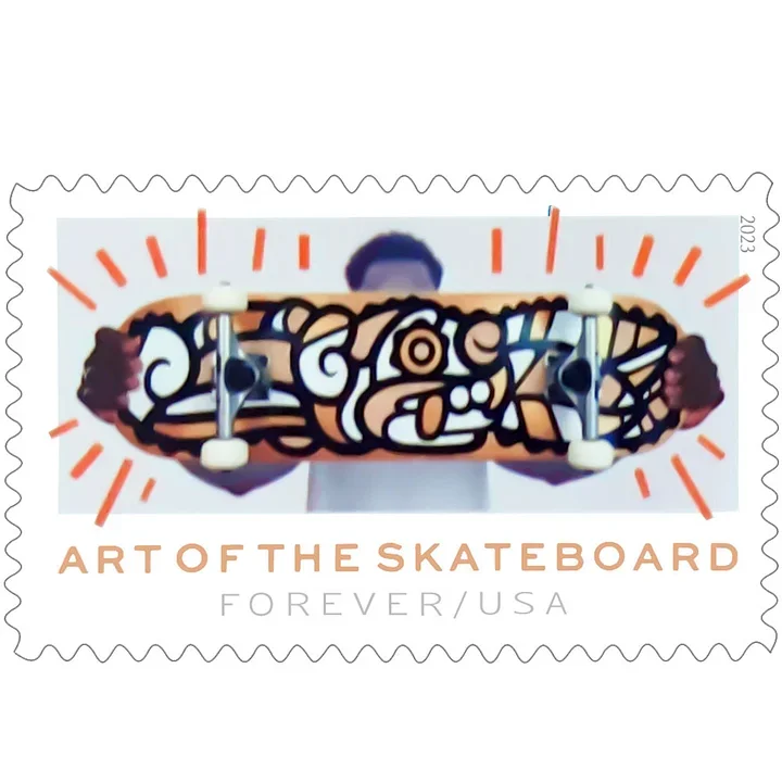 2023 Art of the Skateboard Stamps
